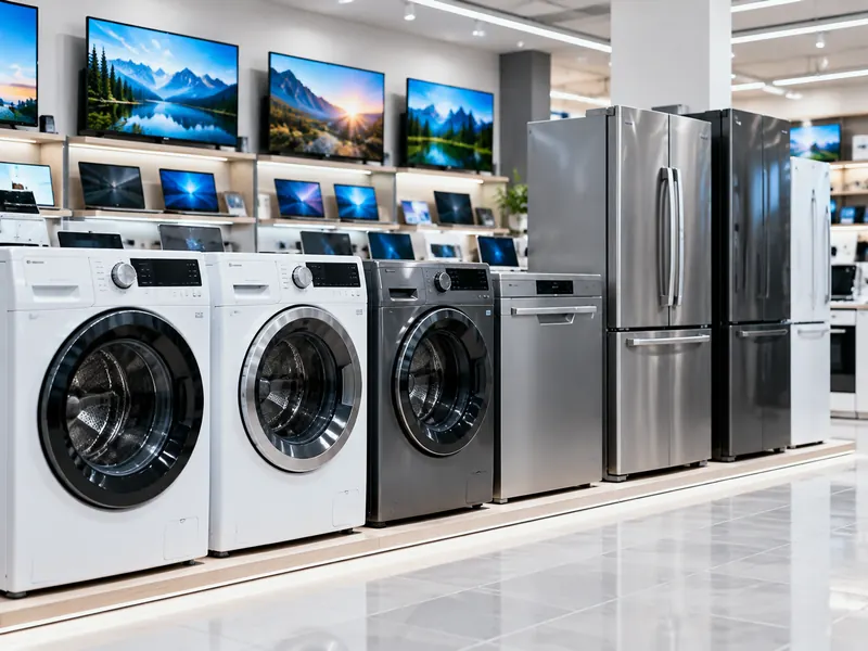 Electronics & appliances: appliances in factory packaging